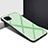 Custodia Silicone Gel Laterale Fantasia Modello Specchio Cover S03 per Huawei P40 Lite Verde