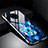 Custodia Silicone Gel Laterale Fiori Specchio Cover C01 per Huawei Mate 30 5G Blu