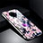 Custodia Silicone Gel Laterale Fiori Specchio Cover C01 per Huawei Mate 30 5G Rosa