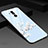 Custodia Silicone Gel Laterale Fiori Specchio Cover H02 per Huawei Mate 20 Lite Cielo Blu