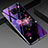 Custodia Silicone Gel Laterale Fiori Specchio Cover K01 per Huawei Mate 20 Pro Viola