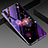 Custodia Silicone Gel Laterale Fiori Specchio Cover K01 per Huawei P20 Pro Viola