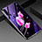 Custodia Silicone Gel Laterale Fiori Specchio Cover K01 per Samsung Galaxy Note 10 Plus 5G