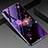 Custodia Silicone Gel Laterale Fiori Specchio Cover K01 per Samsung Galaxy Note 10 Plus 5G Viola