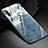 Custodia Silicone Gel Laterale Fiori Specchio Cover K01 per Xiaomi Mi A3 Blu