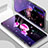 Custodia Silicone Gel Laterale Fiori Specchio Cover K02 per Huawei Honor 20 Pro