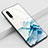 Custodia Silicone Gel Laterale Fiori Specchio Cover K02 per Xiaomi Mi A3