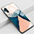 Custodia Silicone Gel Laterale Fiori Specchio Cover K04 per Xiaomi Mi A3 Arancione