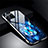 Custodia Silicone Gel Laterale Fiori Specchio Cover M01 per Apple iPhone 11 Pro Max Blu