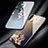 Custodia Silicone Gel Laterale Fiori Specchio Cover P01 per Huawei P20