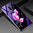 Custodia Silicone Gel Laterale Fiori Specchio Cover per Oppo A11X Rosa