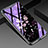 Custodia Silicone Gel Laterale Fiori Specchio Cover per Oppo Find X Super Flash Edition