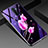 Custodia Silicone Gel Laterale Fiori Specchio Cover per Realme X2 Pro Rosa