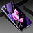 Custodia Silicone Gel Laterale Fiori Specchio Cover per Realme XT