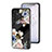 Custodia Silicone Gel Laterale Fiori Specchio Cover per Samsung Galaxy F13 4G