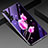 Custodia Silicone Gel Laterale Fiori Specchio Cover S01 per Huawei Honor 20 Rosa Caldo