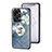 Custodia Silicone Gel Laterale Fiori Specchio Cover S01 per OnePlus Nord 2T 5G