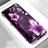 Custodia Silicone Gel Laterale Fiori Specchio Cover S01 per Oppo Find X