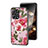 Custodia Silicone Gel Laterale Fiori Specchio Cover S01 per Xiaomi Redmi 12 4G