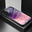 Custodia Silicone Gel Laterale Mistica Luna Stelle Specchio Cover A01 per Samsung Galaxy S21 5G Viola