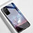 Custodia Silicone Gel Laterale Mistica Luna Stelle Specchio Cover per Huawei Honor 30S