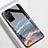 Custodia Silicone Gel Laterale Mistica Luna Stelle Specchio Cover per Huawei Honor 30S