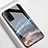 Custodia Silicone Gel Laterale Mistica Luna Stelle Specchio Cover per Huawei Honor Play4T Pro