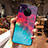 Custodia Silicone Gel Laterale Mistica Luna Stelle Specchio Cover per Huawei Mate 30 Pro Multicolore