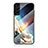 Custodia Silicone Gel Laterale Mistica Luna Stelle Specchio Cover per Samsung Galaxy S21 5G Multicolore