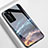 Custodia Silicone Gel Laterale Mistica Luna Stelle Specchio Cover S01 per Huawei P40 Pro