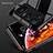 Custodia Silicone Gel Laterale Mistica Luna Stelle Specchio Cover S01 per Xiaomi Mi 11 Ultra 5G