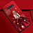 Custodia Silicone Gel Morbida Abito Ragazza Cover K01 per Samsung Galaxy S10 5G Rosso Rosa