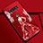 Custodia Silicone Gel Morbida Abito Ragazza Cover K01 per Samsung Galaxy S10 Plus Rosso