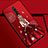 Custodia Silicone Gel Morbida Abito Ragazza Cover K01 per Xiaomi Mi 9T Rosso Rosa