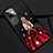 Custodia Silicone Gel Morbida Abito Ragazza Cover M02 per Apple iPhone 11 Rosso e Nero