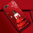 Custodia Silicone Gel Morbida Abito Ragazza Cover M04 per Oppo RX17 Neo Rosso