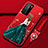Custodia Silicone Gel Morbida Abito Ragazza Cover per Huawei P40 Pro Multicolore
