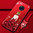 Custodia Silicone Gel Morbida Abito Ragazza Cover per Vivo Nex 3 5G Rosso