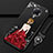 Custodia Silicone Gel Morbida Abito Ragazza Cover per Xiaomi Poco F2 Pro Rosso e Nero