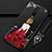 Custodia Silicone Gel Morbida Abito Ragazza Cover per Xiaomi Poco X2 Rosso e Nero