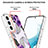 Custodia Silicone Gel Morbida Fantasia Modello Cover A01 per Samsung Galaxy S21 5G