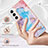 Custodia Silicone Gel Morbida Fantasia Modello Cover A01 per Samsung Galaxy S21 Plus 5G