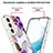 Custodia Silicone Gel Morbida Fantasia Modello Cover A01 per Samsung Galaxy S21 Plus 5G