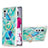 Custodia Silicone Gel Morbida Fantasia Modello Cover con Anello Supporto Y01B per LG Velvet 4G