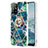 Custodia Silicone Gel Morbida Fantasia Modello Cover con Anello Supporto Y01B per Oppo A94 5G