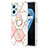 Custodia Silicone Gel Morbida Fantasia Modello Cover con Anello Supporto Y01B per Oppo K10 4G