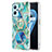 Custodia Silicone Gel Morbida Fantasia Modello Cover con Anello Supporto Y01B per Oppo K10 4G
