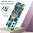 Custodia Silicone Gel Morbida Fantasia Modello Cover con Anello Supporto Y01B per Oppo K10 4G