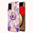 Custodia Silicone Gel Morbida Fantasia Modello Cover con Anello Supporto Y01B per Samsung Galaxy A03s