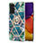 Custodia Silicone Gel Morbida Fantasia Modello Cover con Anello Supporto Y01B per Samsung Galaxy A82 5G